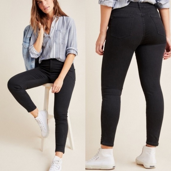 Anthropologie Denim - Pilcro & the Letterpress High-Rise Legging Jeans Black Anthropologie 30 Curvy